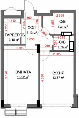 Квартира в ЦЕНТРІ Бучі по  супер ціні Буча - зображення 1