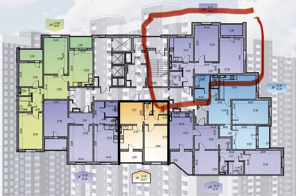 Жк Навігатор 2, буд 1; 2 кімнати 66 м2 від власника! Київ - зображення 1