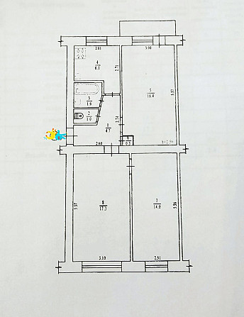 Продаж 3х.кімн.Браїлки. Полтава - зображення 4