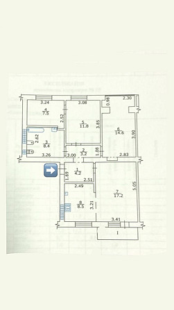 Продаж 4-кімнатної, покращене планування, Вадима Пугачова Кременчуг - изображение 2