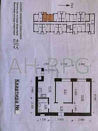 Продаж 2кім квартири 46м² ЖК У-Квартал (уютний) Софіївська Борщагівка Софіївська Борщагівка