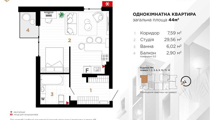Продаж квартири в ЖК Манхетин в готовому будинку Ивано-Франковск - изображение 5