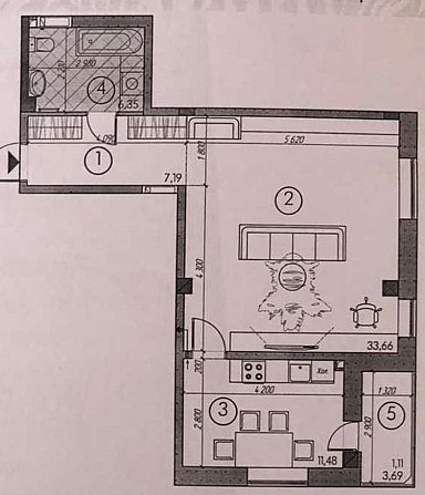 Продам евро двухкімнвтну квартиру в ЖК «Саванна сiтi” Бровари - зображення 3