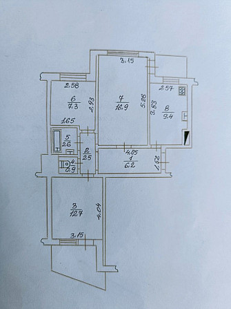 Продаж 3 кімнатної квартири на Кравчука Луцк - изображение 1