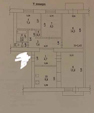 Продаж 4-х кімнатної квартири Шостка - изображение 2