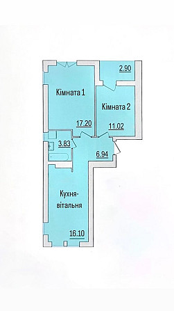 Сучасна 2-кімнатна в Новобудові за крок від Дніпра! Черкассы - изображение 2