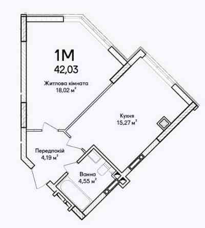 Прекрасна 1-к квартира, можливість розсрочки! єОселя! Ирпень