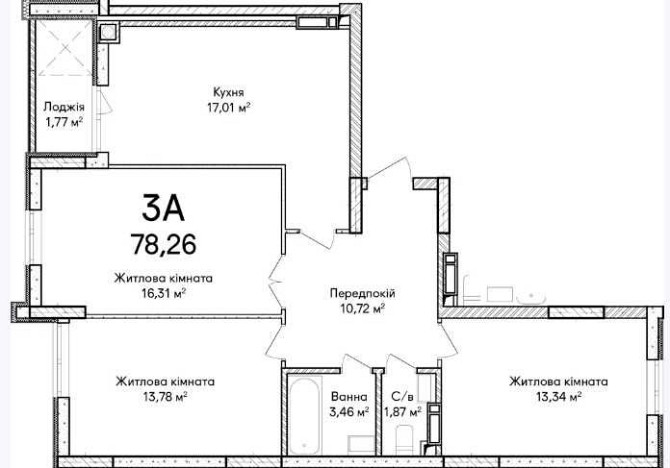 Ми пропонуємо вам простору трикімнатну квартиру, поруч з Києвом! Ирпень - изображение 2