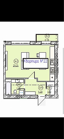 Продаж 1к квартири 43кв.м ЖК Парковий Ужгород - изображение 2