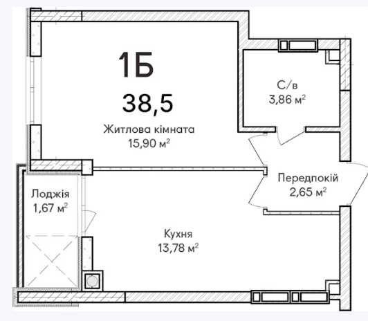 Комфортна 1к квартира для молодої сім'ї в Ірпені Ірпінь - зображення 3