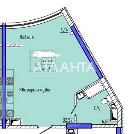 Продам євродвушку з ремонтом ЖК 45 Перлина Одесса - изображение 8