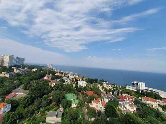 ЖК Корфу, Панорама МОРЯ, 3 балкона, 2-к с новым РЕМОНТОМ. Одеса