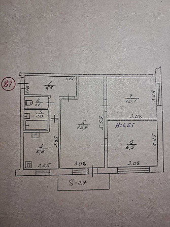 Продам 3-х кімнатну квартиру в м. Лебедині Сумскої області Лебединка - зображення 7