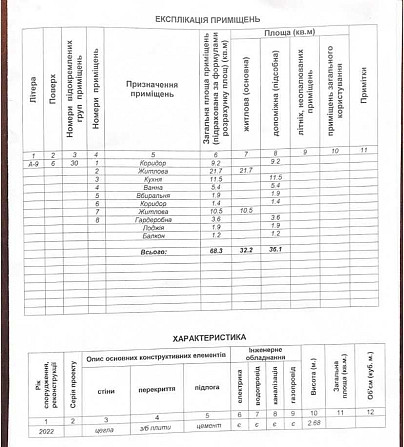 Продається простора 2-кімнатна квартира в  районі Виставка Хмельницкий - изображение 6