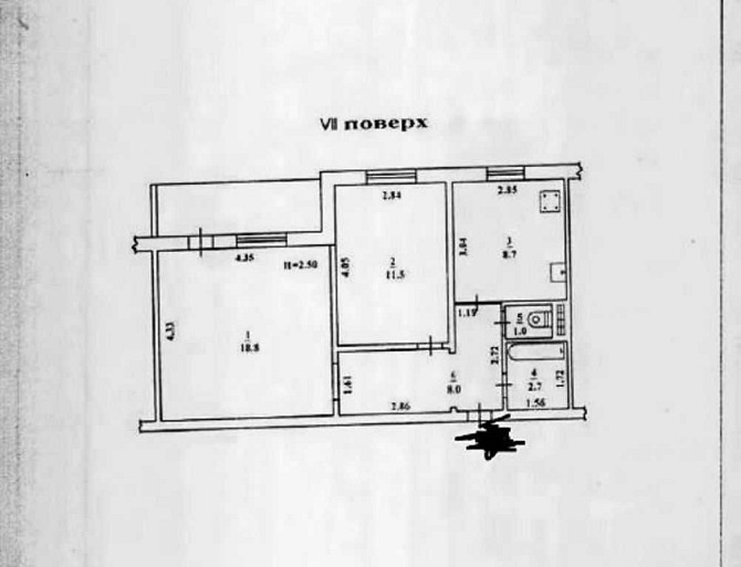 2-х комнатная квартира на Черемушках Одеса - зображення 5