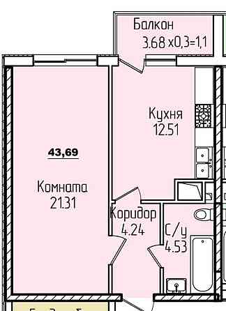 СРОЧНО! 1 комнатная квартира, 44 м2, Аркадия, Генуэзская, 51 Жемчужина Одеса