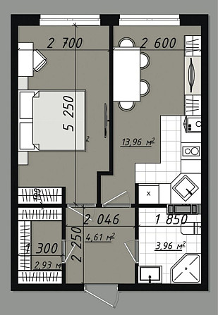 З газом! 1-кімнатна квартира 40 м, SofiHouse, є варіант до 30000$ Софиевская Борщаговка - изображение 2