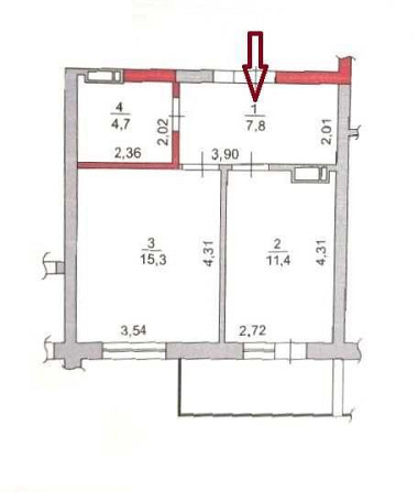 Продаж 1-кімн. 41м2, ЖК Кришталеві Джерела, Заболотного,148 Київ - зображення 2