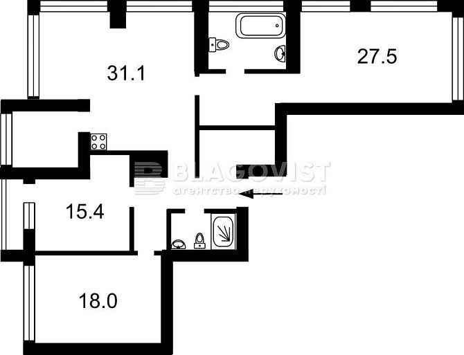 Продам 3к Гарета Джонса Семьи Хохловых 12 UNIT.Home Киев - изображение 1