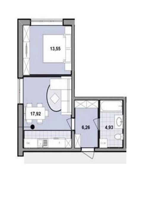 Продажа 1ком Квартиры 43м2 ЖК Санвиль Парк продажа без комиссии Софиевская Борщаговка - изображение 5