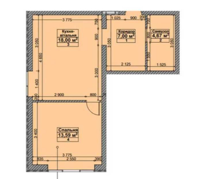 Готова квартира 43 м2 з документами в ЖК "Sanville Park" Святопетровское (Киево-Свят. р-н) - изображение 5