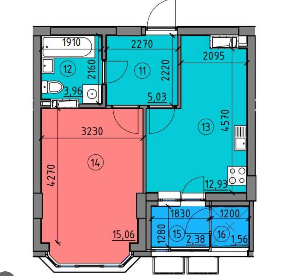 ТЕРМІНОВО! Переуступлю 1-кімнатну квартиру в ЖК "Чарівне місто" Киев - изображение 4