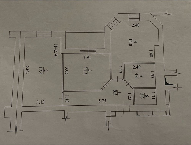 Ексклюзивна 2х кімнатна квартира 62кв/м Харків - зображення 2