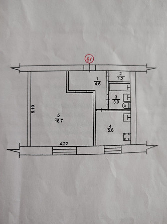 Продам квартиру 1-комнатную Shostka - photo 1