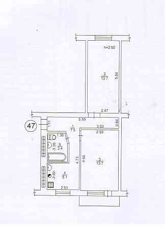 Продам 2-кімнатну квартиру в центрі м. Миргород Myrhorod