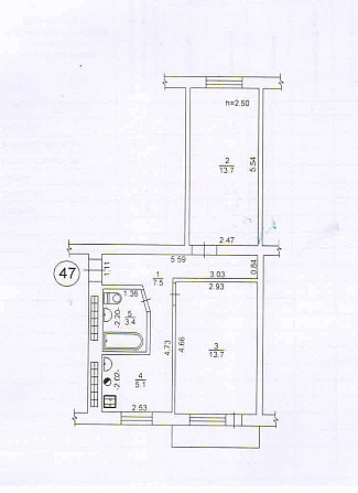 Продам 2-кімнатну квартиру в центрі м. Миргород Миргород - изображение 6