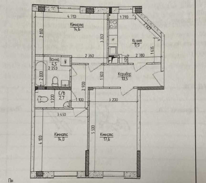 Три кімнати, площа - 75 м2_СЕРТИФІКАТ_єОселя 3% Ирпень - изображение 5