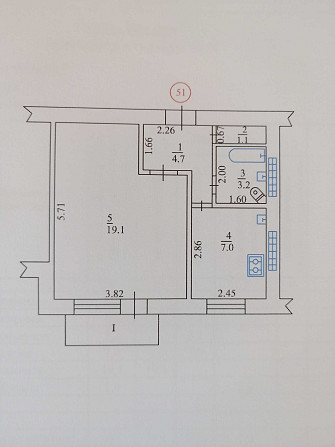 Продам 1 кімн квартиру район центрального ринку Kremenchuk - photo 7