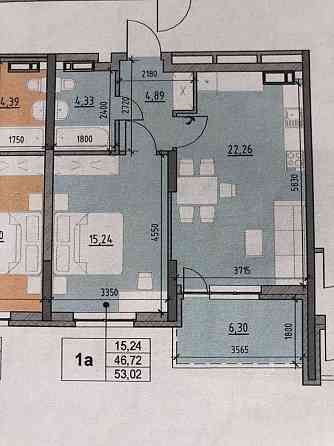 Продам квартиру 1-но кімнатну 53 кв Киев