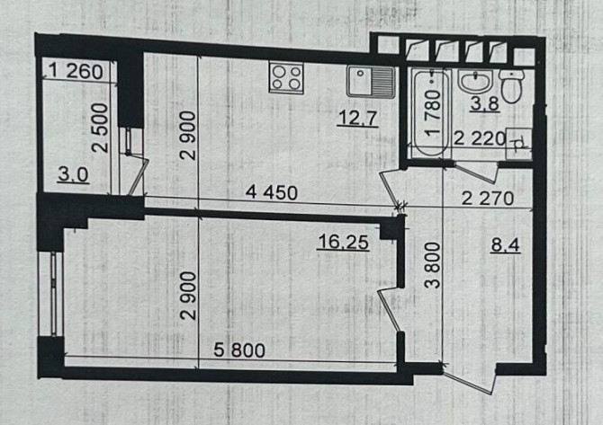 Продам 1 ком квартиру в новострой ЖК Пролисок.L Kharkiv - photo 4