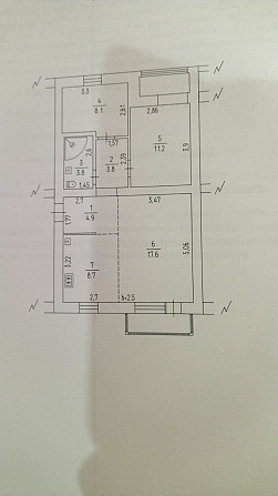 Терміново! Продам  трикімнатну квартиру . Мікрорайон, Я .Мудрого Korsun-Shevchenkivskyi - photo 3