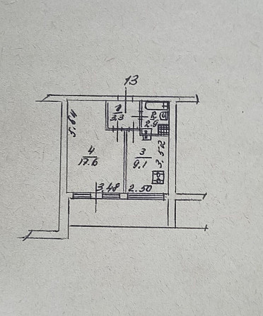 Продаж 1 к, 42 м2, Солом'янка Киев - изображение 1