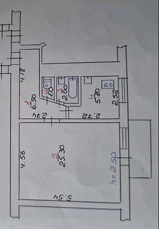 Продам 1 кімн. квартиру, зручне планування. Ціна - дно! VRV ID: 35025 Хмельницкий - изображение 2