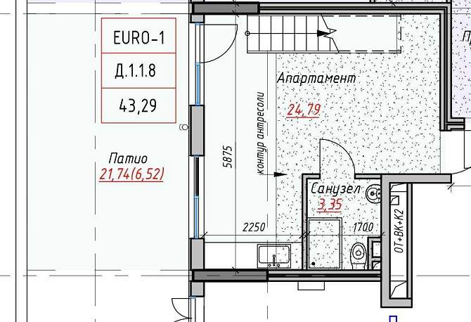 Квартира с патио-зоной-ДОМ СДАН-Пространство на Дачной 50% взнос+расср Odesa - photo 4