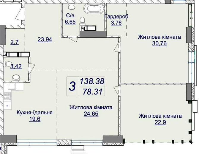 Продажа ЖК Новопечерские Липки 140м2 3-х комн. Киев - изображение 1