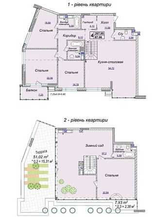 ЖК Новопечерские Липки пентхаус с террасой 180м2 Киев - изображение 4