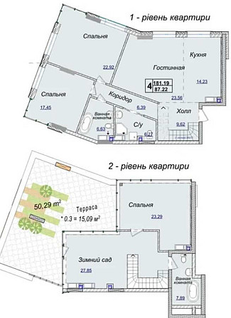 ЖК Новопечерские Липки пентхаус с террасой 180м2 Kyiv - photo 2