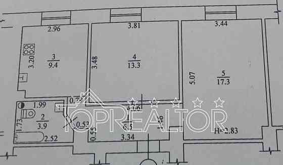 Сталинка! 100% Ж/Б! Продам 2 ком квартиру 51 м2 под ремонт Kharkiv