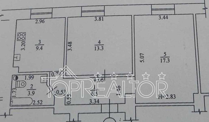 Сталинка! 100% Ж/Б! Продам 2 ком квартиру 51 м2 под ремонт Kharkiv - photo 3