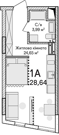 Сучасна квартира-студія. Продаж/Розстрочка. Терміново! Знижка Ирпень - изображение 6