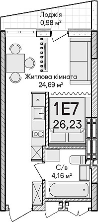 В продажі сучасна 1к квартира в районі Синергія. Знижка! Ирпень - изображение 2