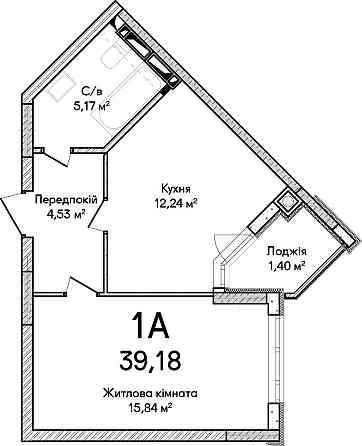 Шикарна 1к квартира 39,18м² в центрі Ірпеня! Ирпень