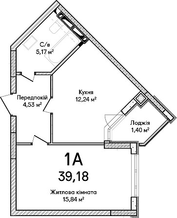 Шикарна 1к квартира 39,18м² в центрі Ірпеня! Іrpin - photo 2