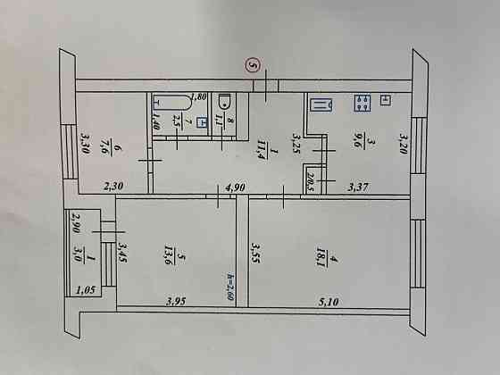 Продаж 3х комн. квартири від ВЛАСНИКА с.Боромля Boromlia (Sumska obl.)