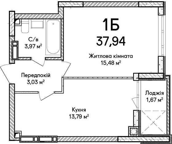 Гарна квартира в комплексі бізес класу Синергія Сіті. Інвестиція! Ирпень