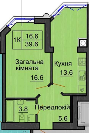 Продам однокімнатну в ЖК Софія Резіденс,  у зданому будинку Софіївська Борщагівка - зображення 8